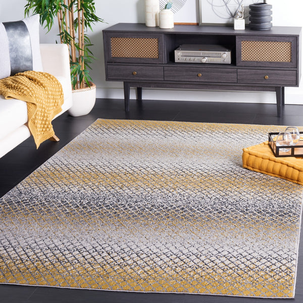 Safavieh Odyssey 828 Modern Power Loomed Rug Gold / Grey ODY828D-9