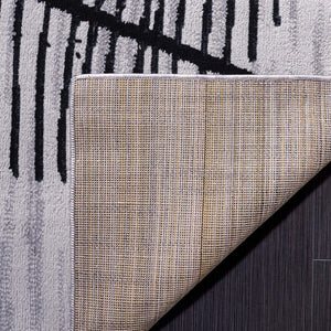 Safavieh Odyssey 830 Modern Power Loomed Rug Grey / Black ODY830F-9