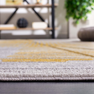 Safavieh Odyssey 830 Modern Power Loomed Rug Grey / Gold ODY830G-9