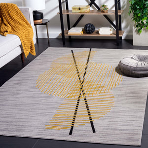 Safavieh Odyssey 830 Modern Power Loomed Rug Grey / Gold ODY830G-9