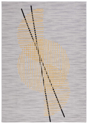 Safavieh Odyssey 830 Modern Power Loomed Rug Grey / Gold ODY830G-9