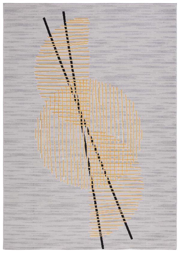Safavieh Odyssey 830 Modern Power Loomed Rug Grey / Gold ODY830G-9