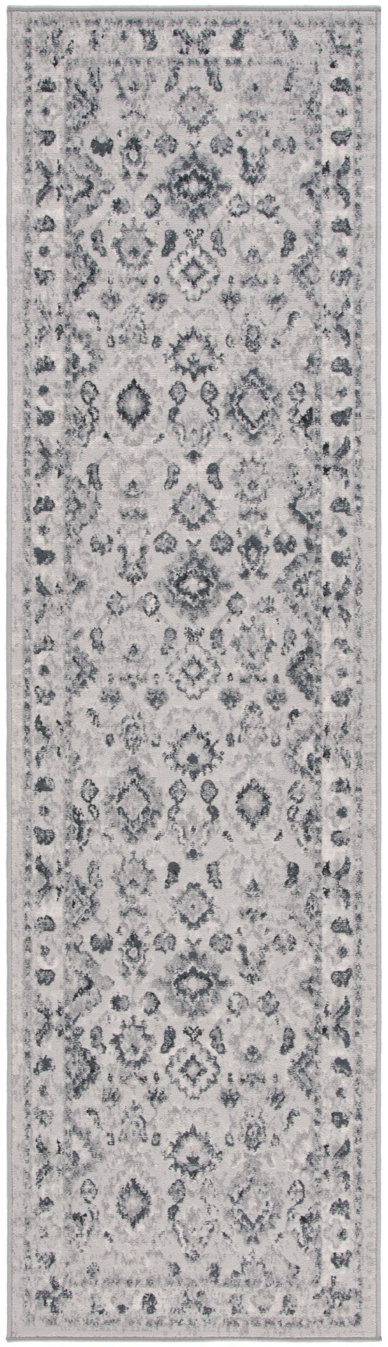 Safavieh Odyssey 850 Traditional Power Loomed Rug Grey / Black ODY850F-7SQ