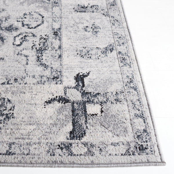 Safavieh Odyssey 850 Traditional Power Loomed Rug Grey / Black ODY850F-9