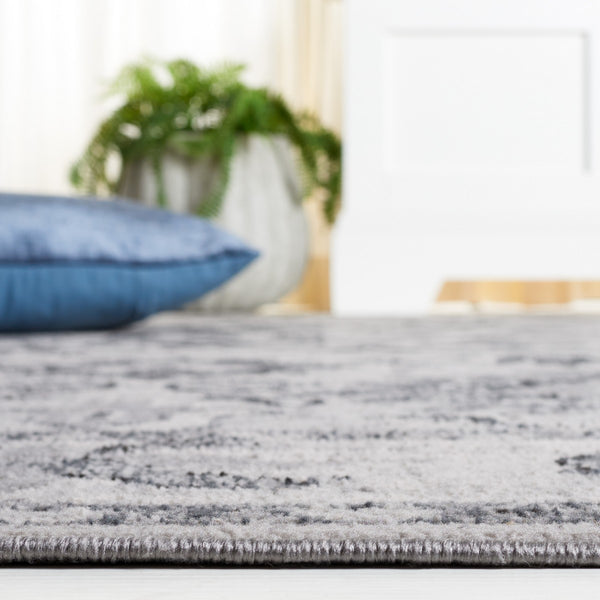 Safavieh Odyssey 850 Traditional Power Loomed Rug Grey / Black ODY850F-9