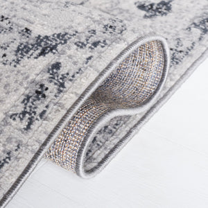 Safavieh Odyssey 850 Traditional Power Loomed Rug Grey / Black ODY850F-9