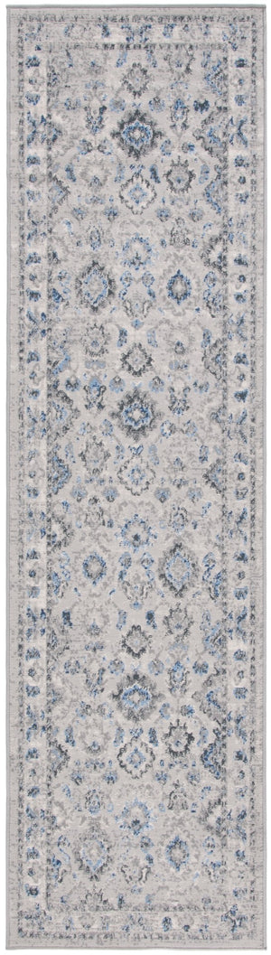 Safavieh Odyssey 850 Traditional Power Loomed Rug Grey / Blue ODY850G-7SQ