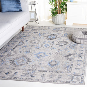 Safavieh Odyssey 850 Traditional Power Loomed Rug Grey / Blue ODY850G-9