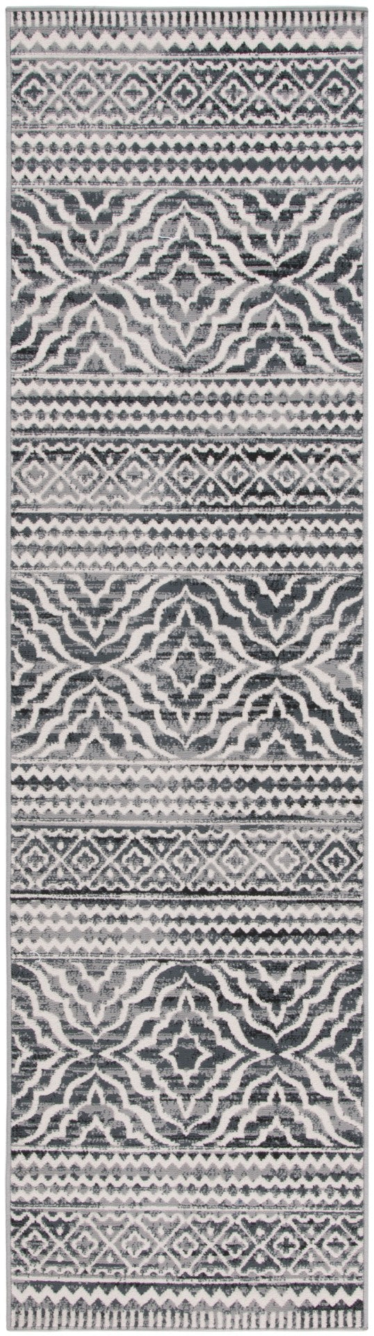 Safavieh Odyssey 852 Traditional Power Loomed Rug Black / Ivory ODY852Z-7SQ