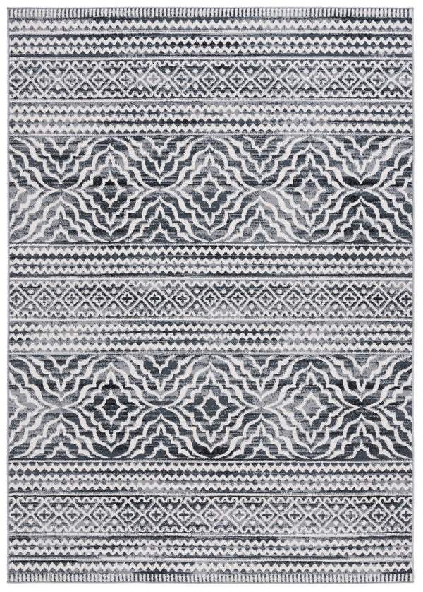 Safavieh Odyssey 852 Traditional Power Loomed Rug Black / Ivory ODY852Z-9