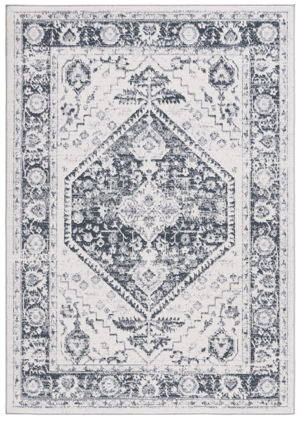 Safavieh Odyssey 854 Traditional Power Loomed Rug Ivory / Grey ODY854A-9