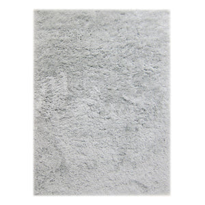 AMER Rugs Odyssey ODY-9 Shag Solid Transitional Area Rug Silver 7'6" x 9'6"