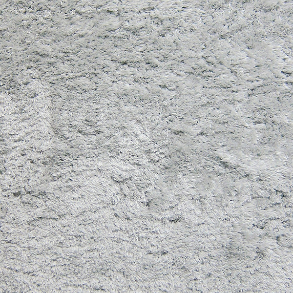 AMER Rugs Odyssey ODY-9 Shag Solid Transitional Area Rug Silver 7'6" x 9'6"