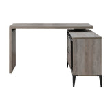 Zakwani Industrial Writing Desk Gray Oak & Black Finish OF00005-ACME