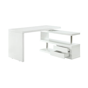 Buck II Contemporary Writing Desk White Finish OF00017-ACME