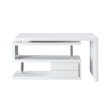 Buck II Contemporary Writing Desk White Finish OF00017-ACME