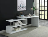 Buck II Contemporary Writing Desk White Finish OF00017-ACME