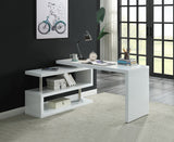 Buck II Contemporary Writing Desk White Finish OF00017-ACME