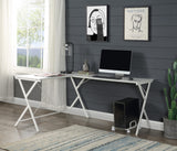 Demas Contemporary Computer Desk JG-11 White OF00050-ACME