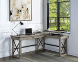 Talmar Transitional Writing Desk with Lift Top Rustic Oak Finish(#Oak 001) OF00053-ACME