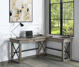 Talmar Transitional Writing Desk with Lift Top Rustic Oak Finish(#Oak 001) OF00053-ACME