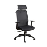 Umika Contemporary Office Chair Black Fabric(Back#ZM01; Cushion#BX101) OF00097-ACME