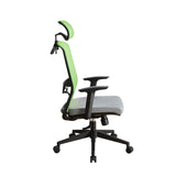 Umika Contemporary Office Chair Green & Gray Fabric(Back#ZM03; Cushion#BX252) OF00098-ACME