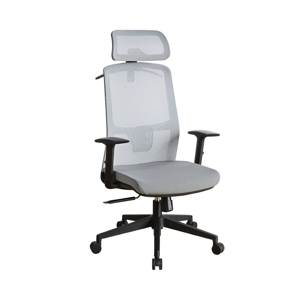 Umika Contemporary Office Chair Gray Fabric(Back#ZM05; Cushion#BX252) OF00099-ACME