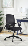 Tanko Contemporary Office Chair Black Fabric(Back#ZX131; Cushion#BX101) OF00100-ACME
