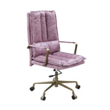 Tinzud Industrial Office Chair Pink(#) OF00439-ACME