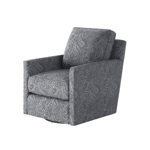 Fusion 21-02G-C Transitional Swivel Glider Chair 21-02G-C Bono Cobalt Swivel Glider