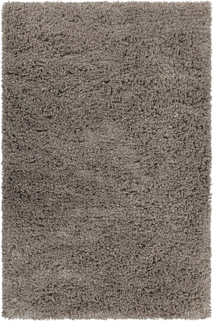 Chandra Rugs Olga 100% Wool Hand-Woven Contemporary Shag Rug Beige/Grey 9' x 13'