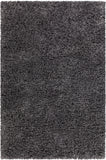 Chandra Rugs Olga 100% Wool Hand-Woven Contemporary Shag Rug Grey 9' x 13'