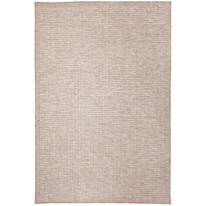 Trans-Ocean Liora Manne Orly Texture Casual Indoor/Outdoor Power Loomed 100% Polypropylene Rug Natural 7'10" x 9'10"