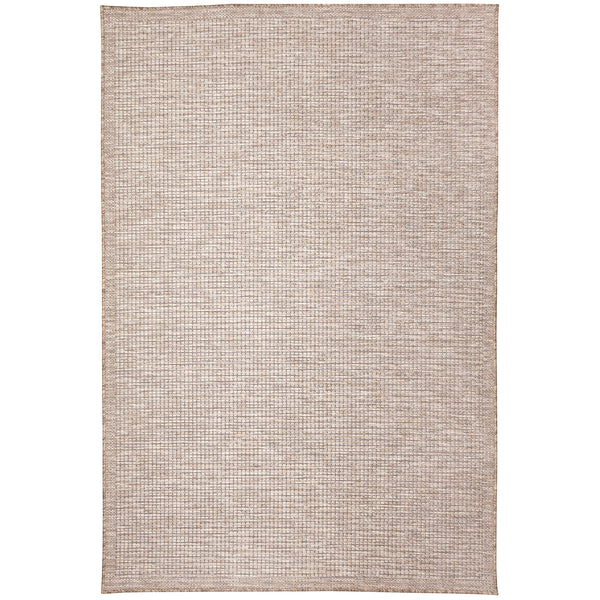 Trans-Ocean Liora Manne Orly Texture Casual Indoor/Outdoor Power Loomed 100% Polypropylene Rug Natural 7'10" x 9'10"
