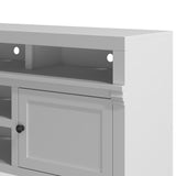 Legends Furniture Modern TV Stand for TV's up to 80 Inches, White ON1210.WHT