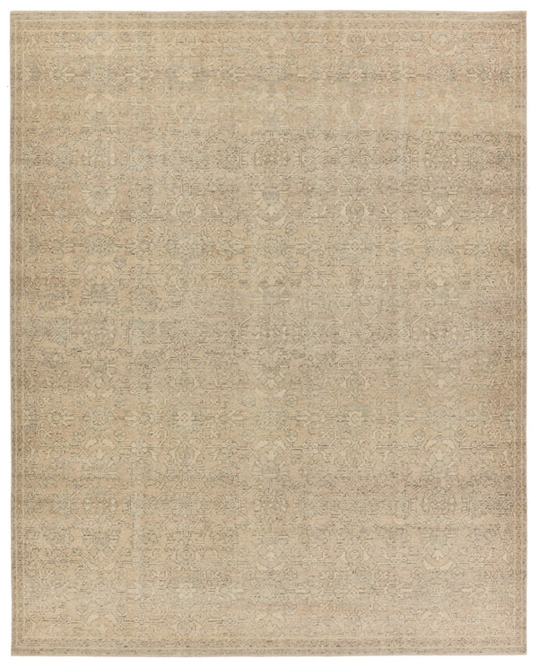 Jaipur Living Onessa Earl ONE02 Hand Knotted Handmade Indoor Persian Knot 6/5 Updated Traditional Rug Tan 10' x 14'