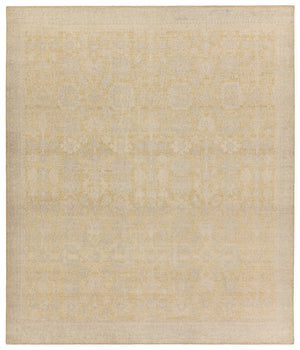 Jaipur Living Onessa Antony ONE03 Hand Knotted Handmade Indoor Persian Knot 6/5 Updated Traditional Rug Yellow 9' x 12'