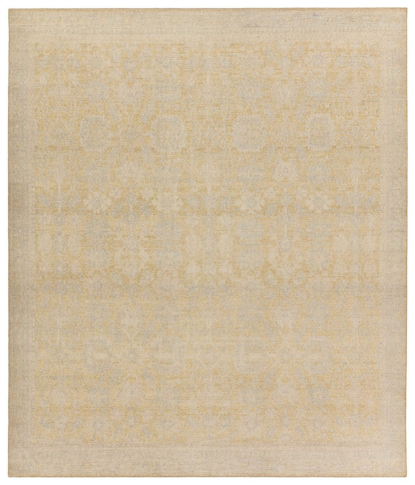 Jaipur Living Onessa Antony ONE03 Hand Knotted Handmade Indoor Persian Knot 6/5 Updated Traditional Rug Yellow 9' x 12'