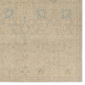 Jaipur Living Onessa Joan ONE04 Hand Knotted Handmade Indoor Persian Knot 6/5 Updated Traditional Rug Tan 6' x 9'