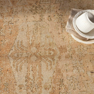 Jaipur Living Onessa Elinor ONE06 Hand Knotted Handmade Indoor Persian Knot 6/5 Updated Traditional Rug Brown 10' x 14'