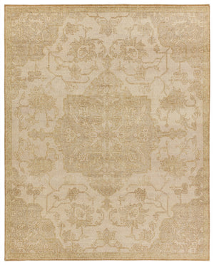 Jaipur Living Onessa Danet ONE07 Hand Knotted Handmade Indoor Persian Knot 6/5 Updated Traditional Rug Tan 6' x 9'