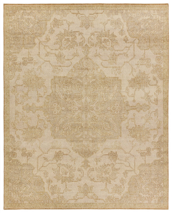 Jaipur Living Onessa Danet ONE07 Hand Knotted Handmade Indoor Persian Knot 6/5 Updated Traditional Rug Tan 6' x 9'