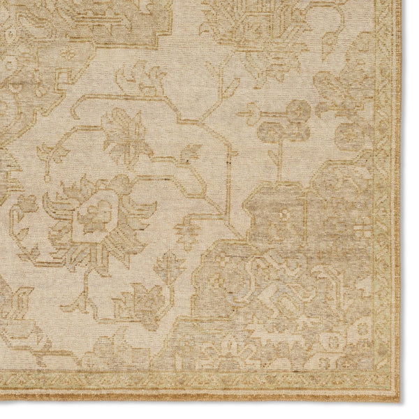 Jaipur Living Onessa Danet ONE07 Hand Knotted Handmade Indoor Persian Knot 6/5 Updated Traditional Rug Tan 6' x 9'