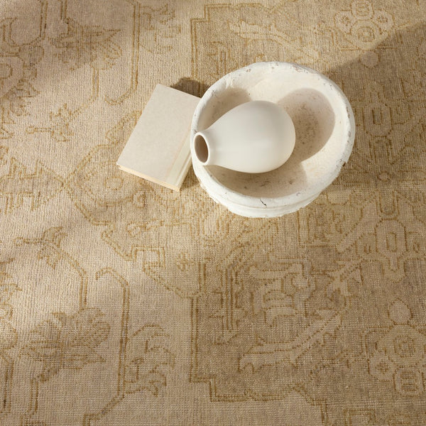 Jaipur Living Onessa Danet ONE07 Hand Knotted Handmade Indoor Persian Knot 6/5 Updated Traditional Rug Tan 6' x 9'