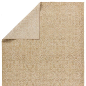 Jaipur Living Onessa Tobias ONE09 Hand Knotted Handmade Indoor Persian Knot 6/5 Updated Traditional Rug Gold 10' x 14'