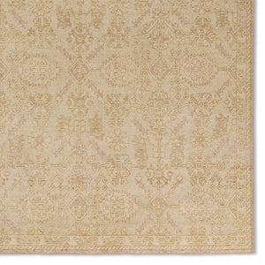 Jaipur Living Onessa Tobias ONE09 Hand Knotted Handmade Indoor Persian Knot 6/5 Updated Traditional Rug Gold 10' x 14'