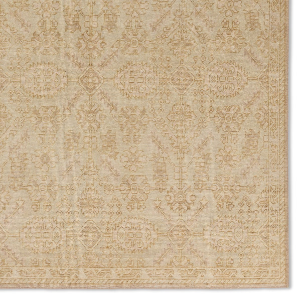 Jaipur Living Onessa Tobias ONE09 Hand Knotted Handmade Indoor Persian Knot 6/5 Updated Traditional Rug Gold 10' x 14'