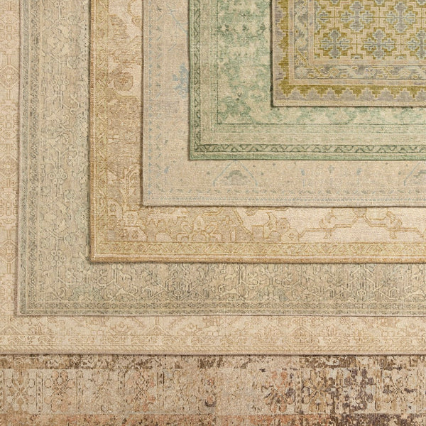 Jaipur Living Onessa Tobias ONE09 Hand Knotted Handmade Indoor Persian Knot 6/5 Updated Traditional Rug Gold 10' x 14'