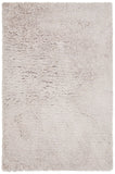 Chandra Rugs Oona 80% Polyester + 20% Cotton Hand-Tufted Shag Rug Beige 9' x 13'